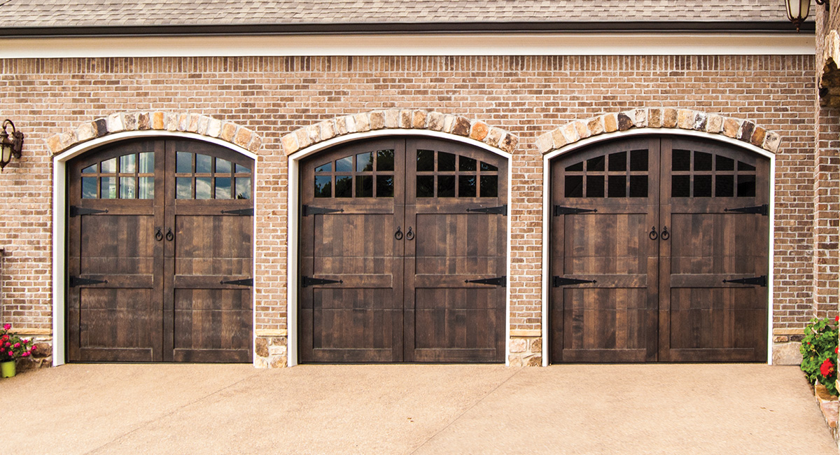 custom wood garage doors