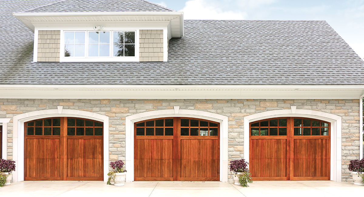 custom wood garage doors