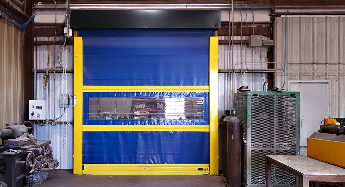 high speed fabric doors