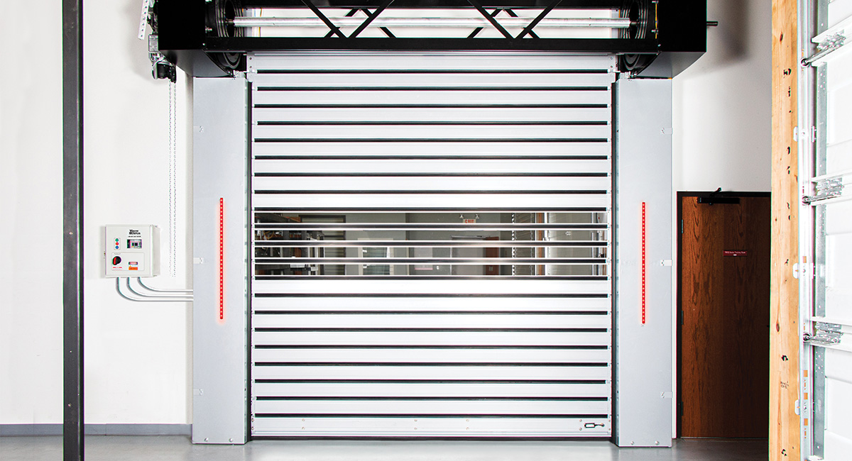 Exterior Full-View High Speed Metal Door