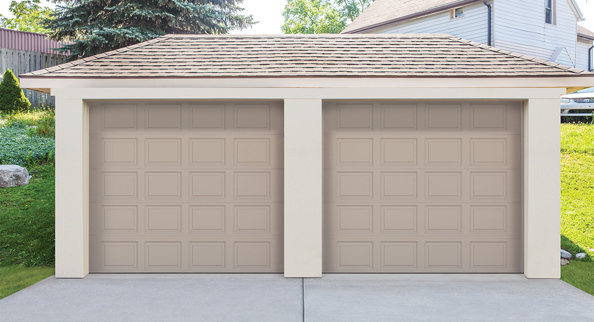 insulated sectional steel door for commercial use
