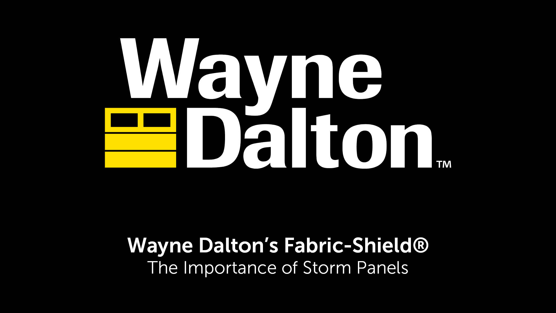 wayne dalton video thumbnail about fabric shield storm panels