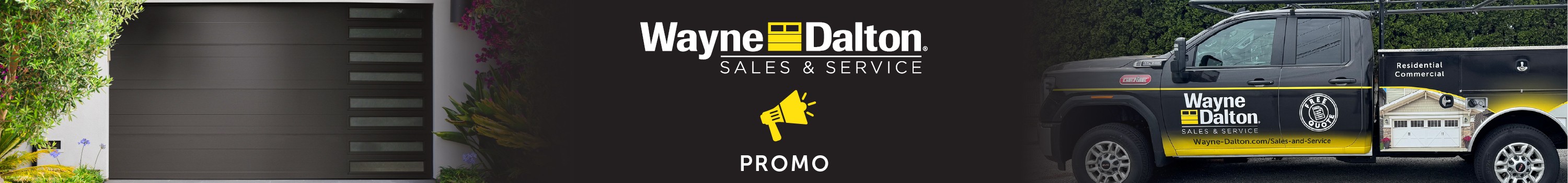 Wayne Dalton Sales & Service Promo Banner