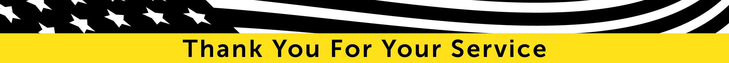 Thank You For Your Service promo banner