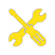 garage door repair tools icon