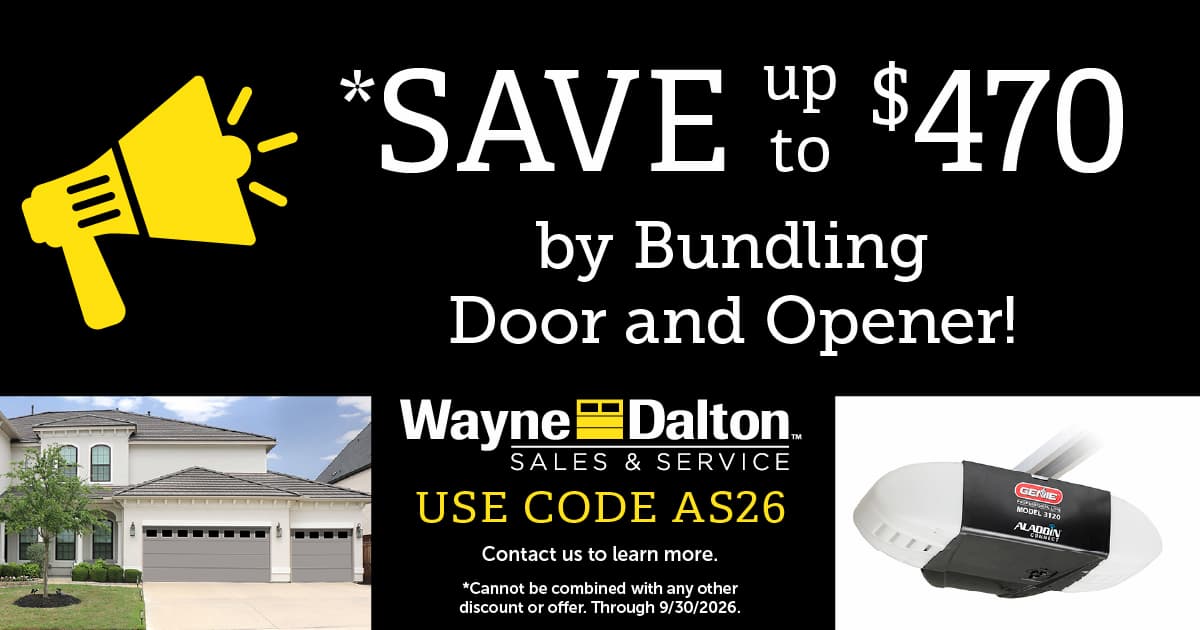 Wayne Dalton Sales & Service Q3 Promo
