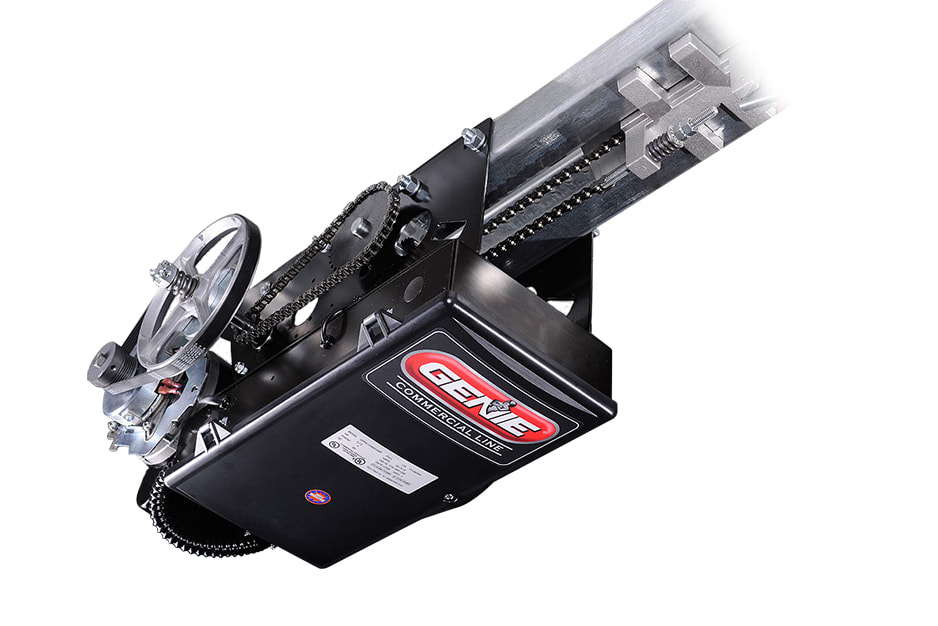 Genie trolley operator for commercial door