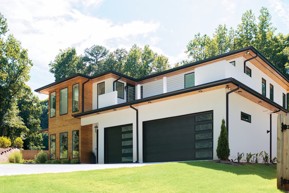 Wayne Dalton Model 8300 Flush Panel Black Finish garage door