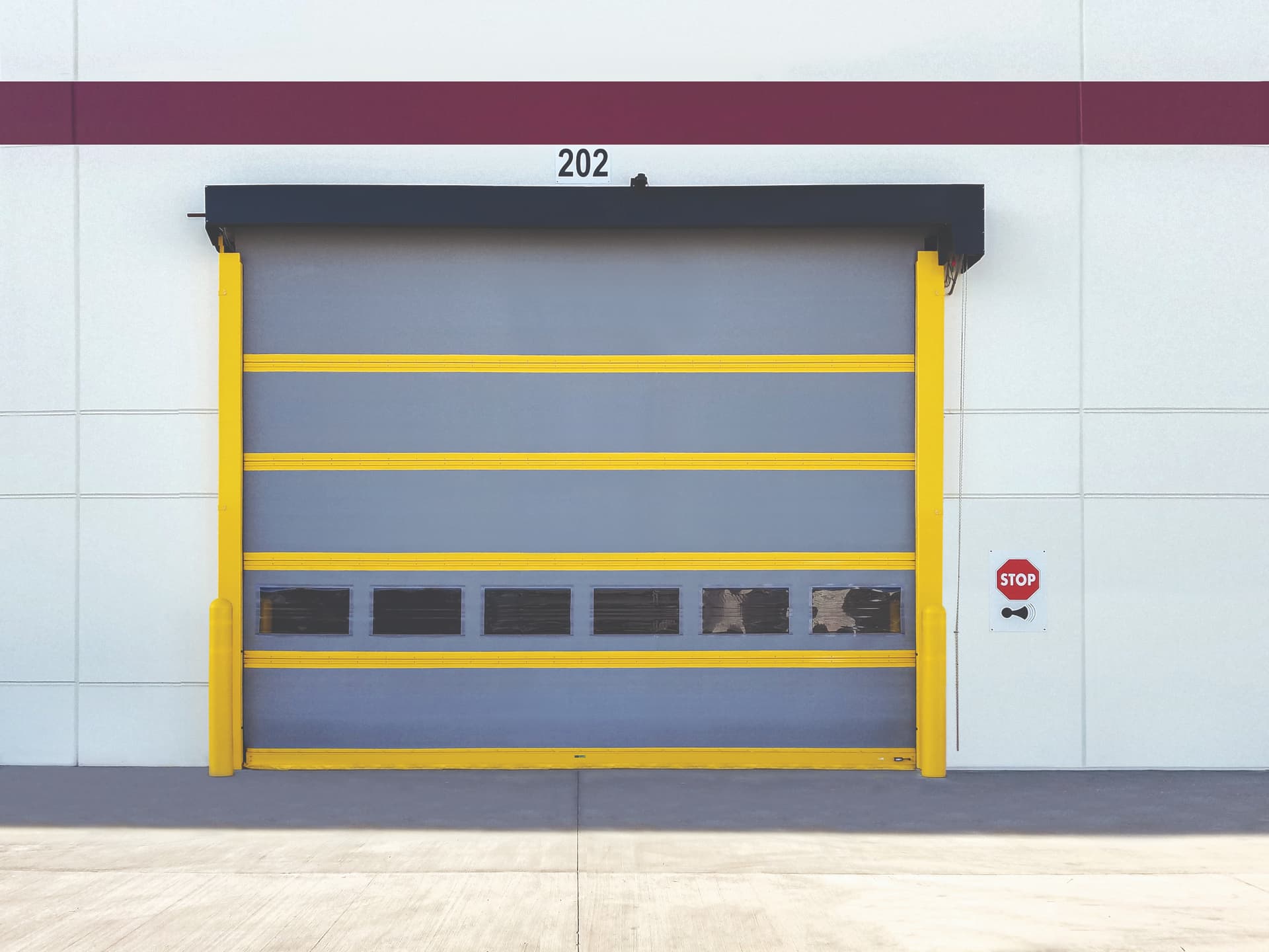 Wayne Dalton ADV-X 884 Gray Lites high speed door