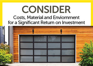 5 Things to Know About Garage Doors glass garage door against wood garage